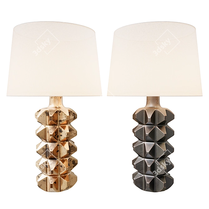 Elegant Monmouth Table Lamp 3D model image 1