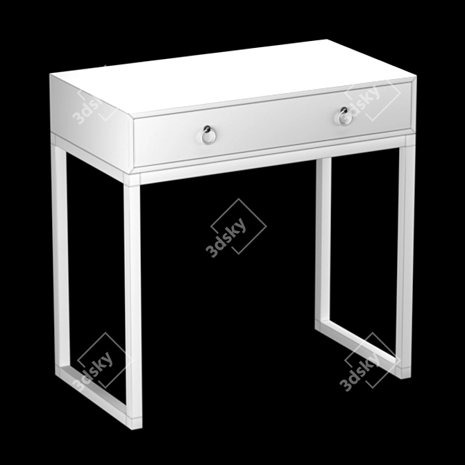 Elegant Vanity Table - 800x800x450mm 3D model image 7