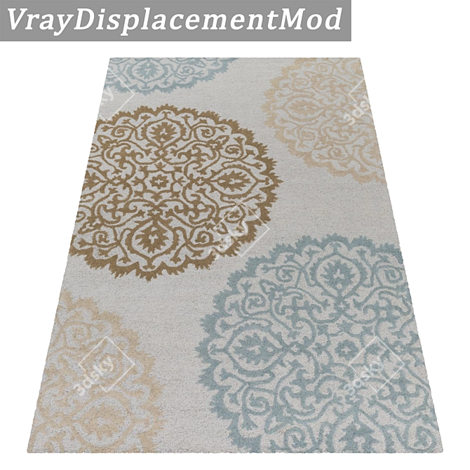 Luxury Rug Set | High-Quality Textures 3D model image 3