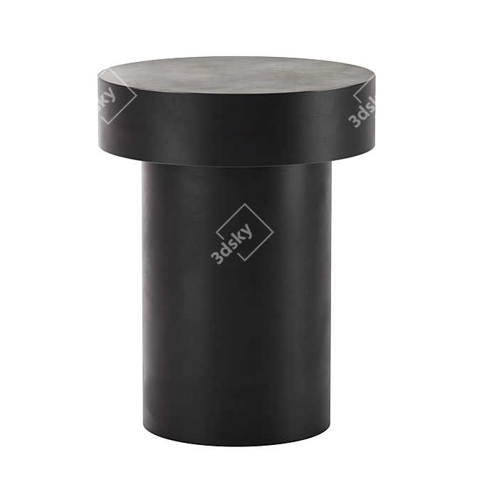 Elegant Baratti Side Table 3D model image 1