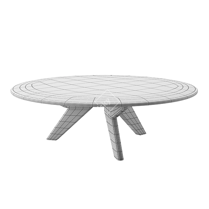 Sleek Connecticut Coffee Table 3D model image 3