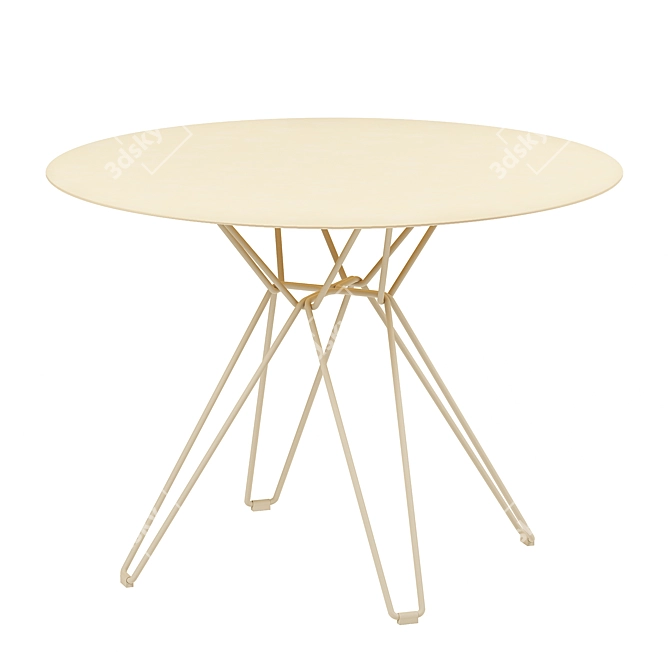 Sleek Tio Dining Table | Modern Design 3D model image 1