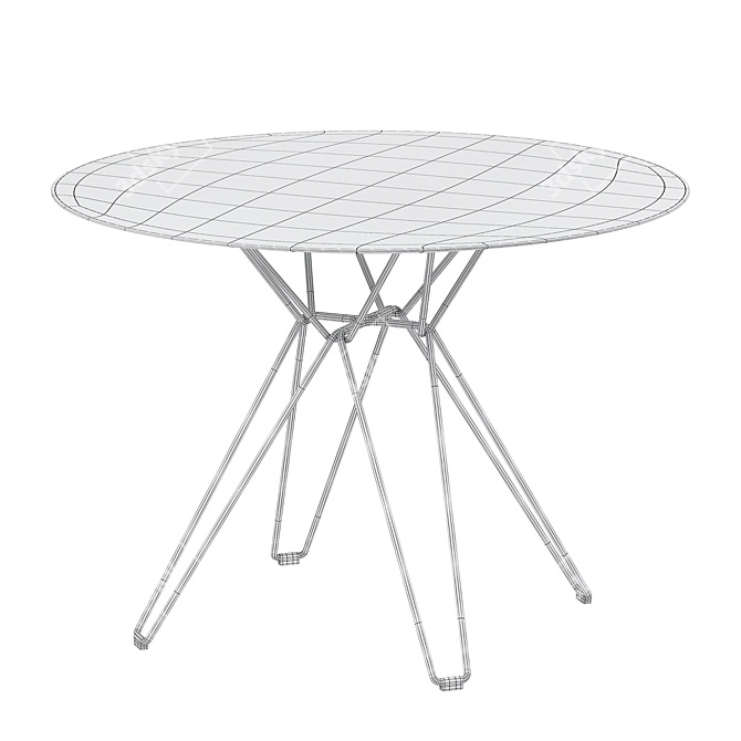 Sleek Tio Dining Table | Modern Design 3D model image 3