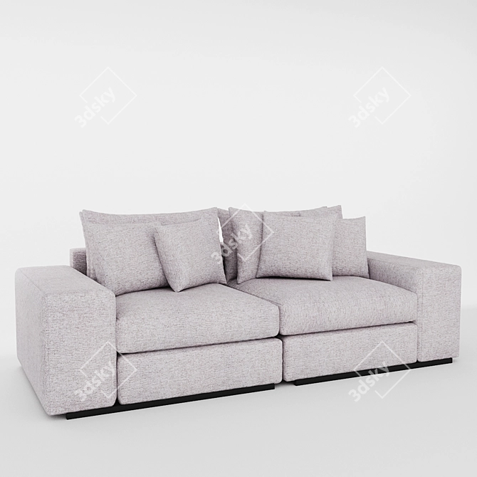 Modern Comfort: Vista Grande Sofa 3D model image 1