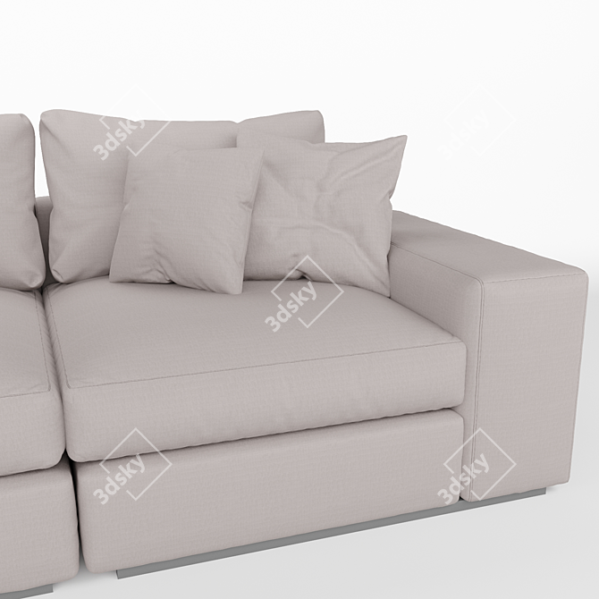 Modern Comfort: Vista Grande Sofa 3D model image 5