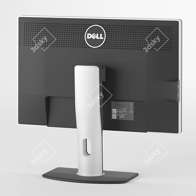 Dell 3D Monitor with Vray Materials 3D model image 2