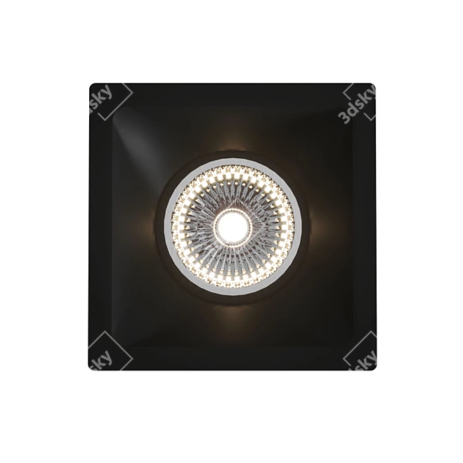Mantra Comfort GU10 Downlight - Stylish Aluminum Design 3D model image 1