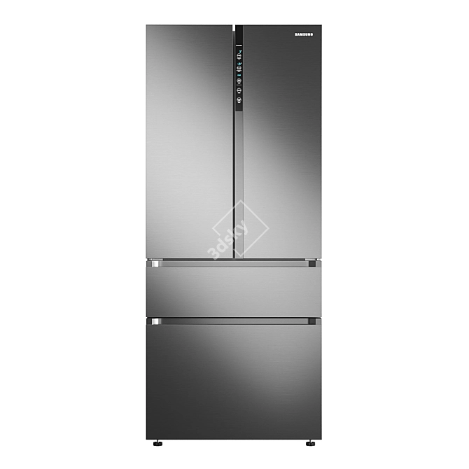 Samsung RF5500K RF50N5861B1 2-Door Fridge 3D model image 1