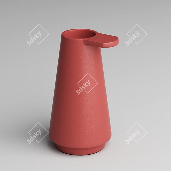 Modern Grip Candlestick 3D model image 2