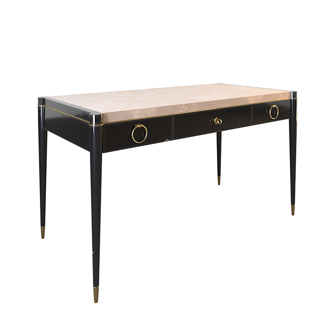 Elegant AMBRA DESK by Galimberti Nino 3D model image 1