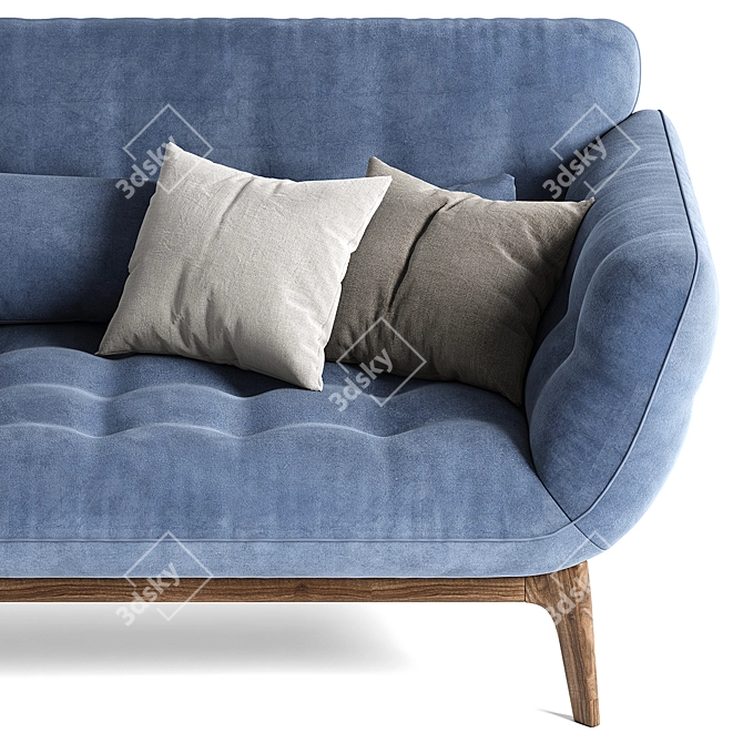 Contemporary Elegance: Roche Bobois Parcours Sofa 3D model image 2