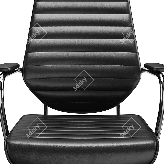 Coaster High Back Office Chair: Stylish & Comfortable 3D model image 2