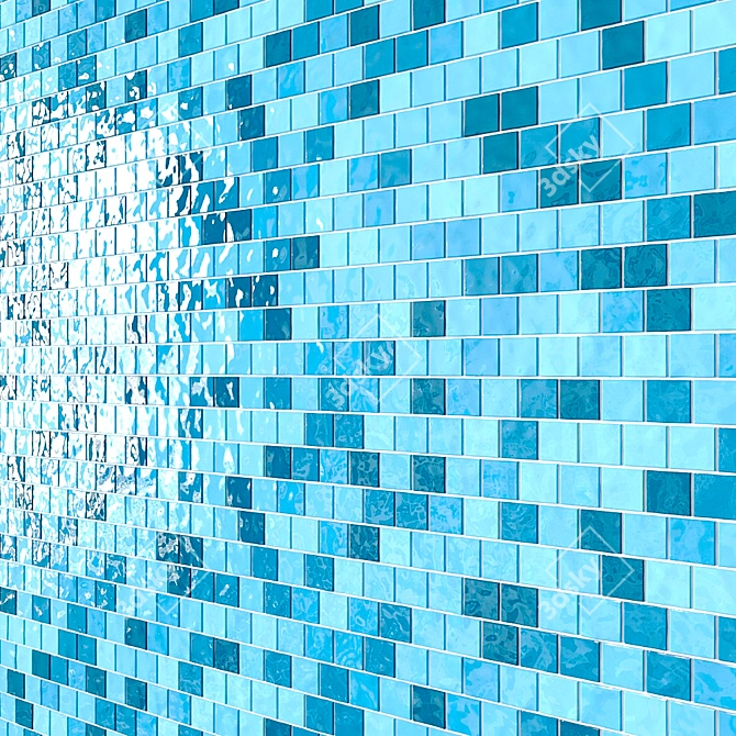 Miseno Mosaic Tiles: Diverse Designs for Distinctive Spaces 3D model image 5