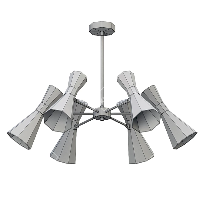 Sands of Time Chandelier 3D model image 2