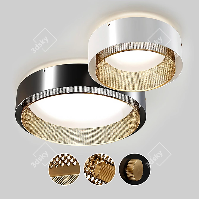 Casing Ceiling Lights: Sleek & Stylish Lighting 3D model image 12
