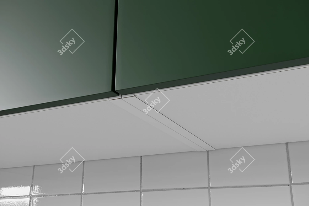 Modern Kitchen Ensemble 3D model image 5