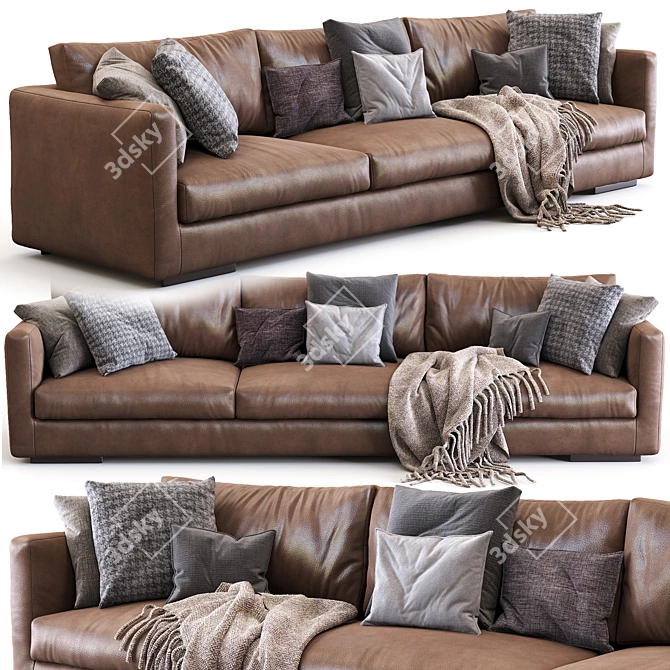 Modern Flexform Magnum Sofa 3D model image 1