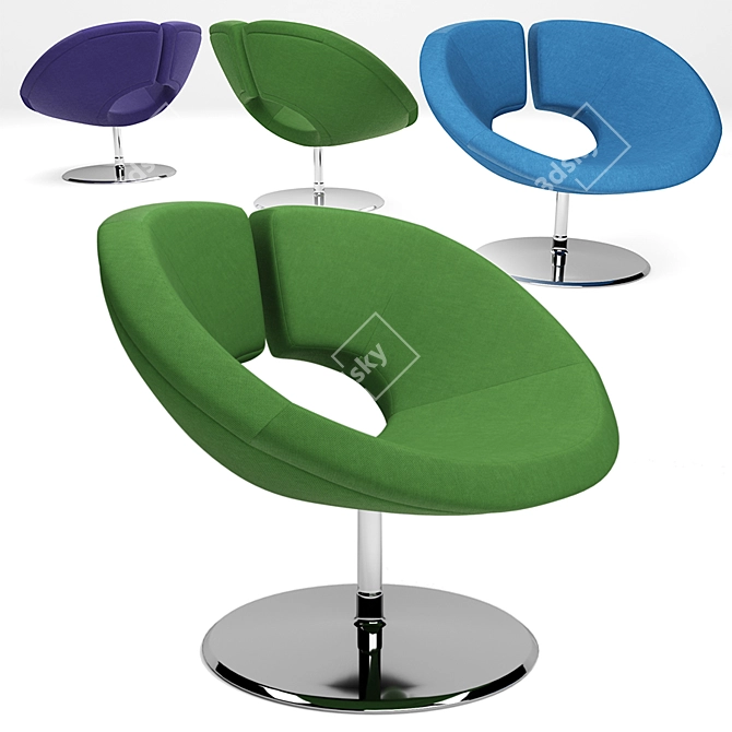 Apollo Chair: Elegant Design by Patrick Norguet 3D model image 3