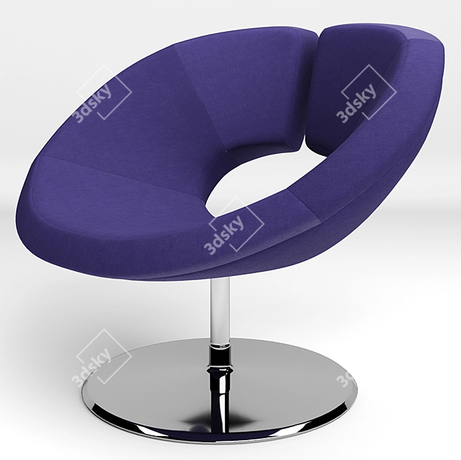 Apollo Chair: Elegant Design by Patrick Norguet 3D model image 4