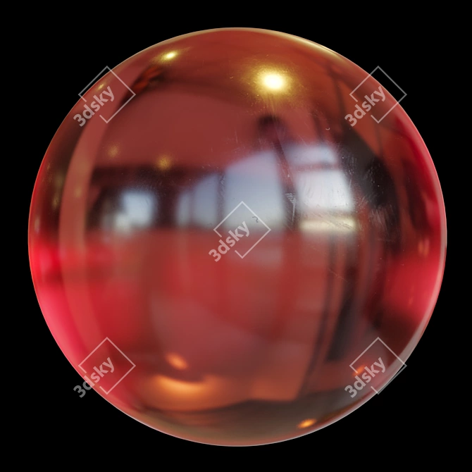  Crystal Clear Glass Render 3D model image 3