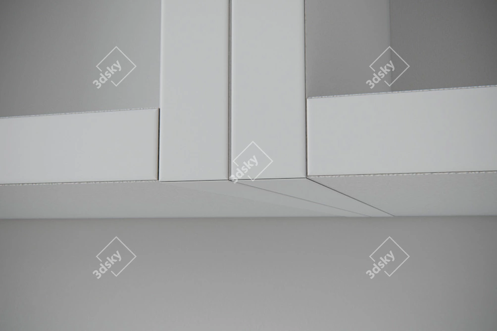 Modern Glass Kitchenette 3D model image 7