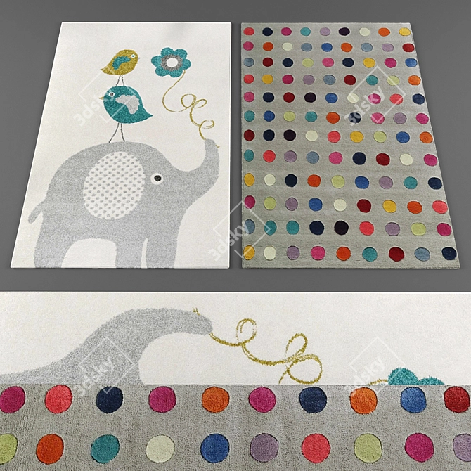 Stylish Rug Collection - 141 3D model image 2
