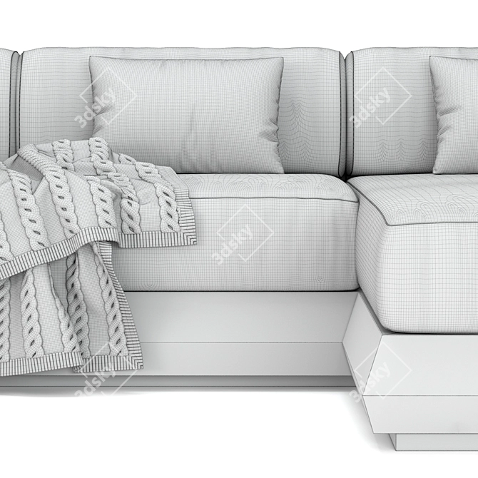 RH Outdoor Paloma: Modular Sofa 3D model image 4