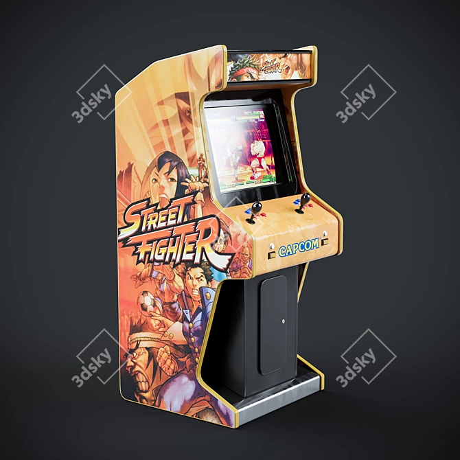 Ultimate Arcade Battles: StreetFighter & MetalSlug 3D model image 2