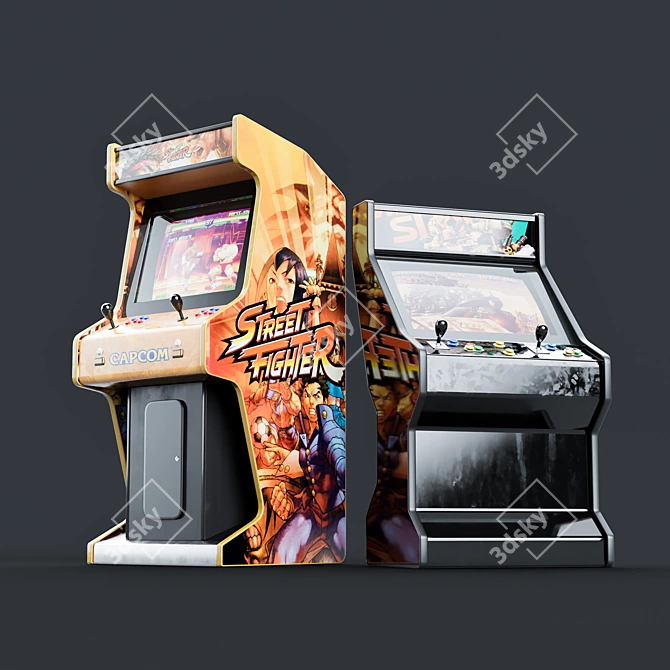 Ultimate Arcade Battles: StreetFighter & MetalSlug 3D model image 6