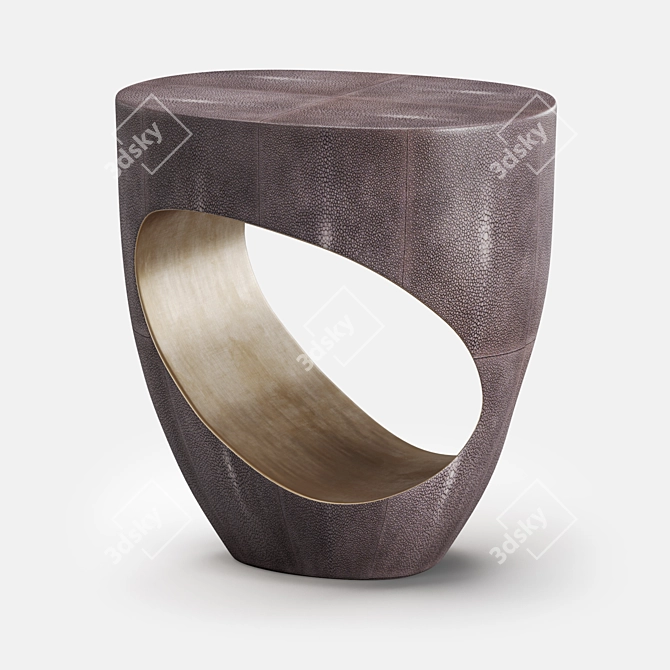 Eclipse Stool: Augousti's Exquisite Chair 3D model image 1