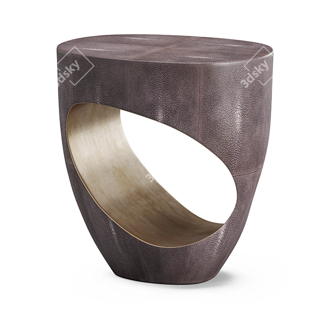 Eclipse Stool: Augousti's Exquisite Chair 3D model image 5