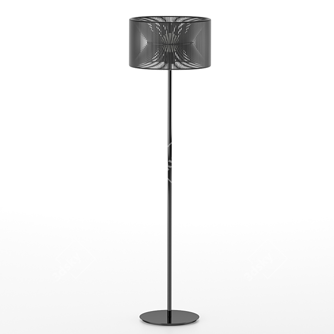 Acapulco Floor Lamp: Contemporary Elegance & Grace 3D model image 1