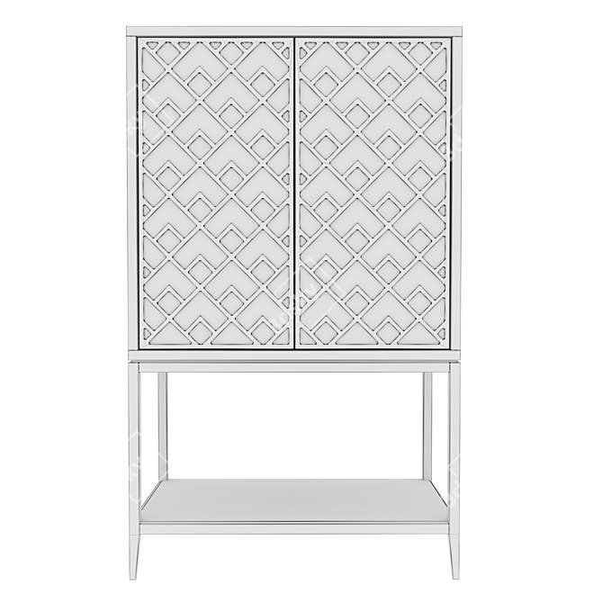 Austin Tall Chest: Classic & Stylish Storage 3D model image 3