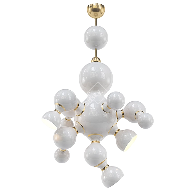 Atomic Pendant Light | Delightfull 3D model image 2