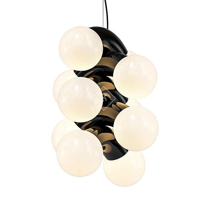 Modern Pendant Light: VINE 5 3D model image 1