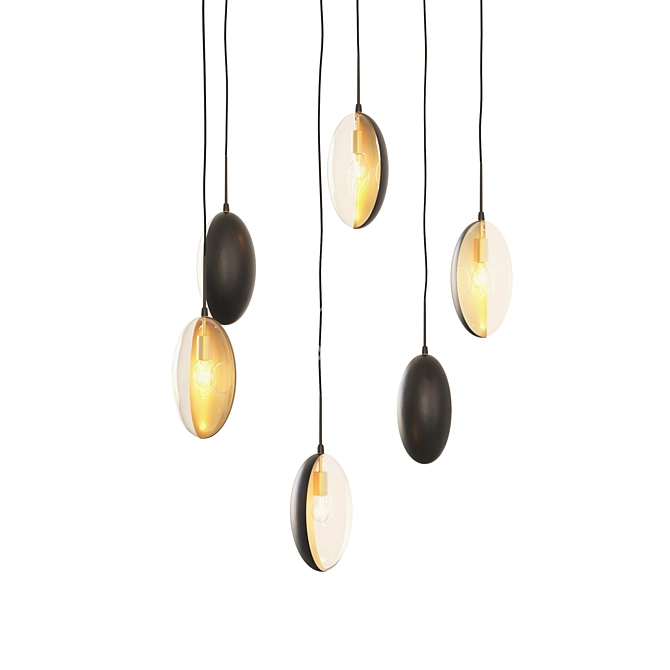 Elegance in Suspension: Oona 03 Pendant 3D model image 3