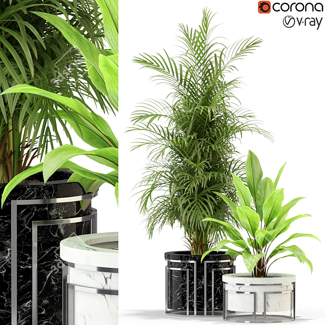 Green Oasis: Botanical Marvels 295 3D model image 1
