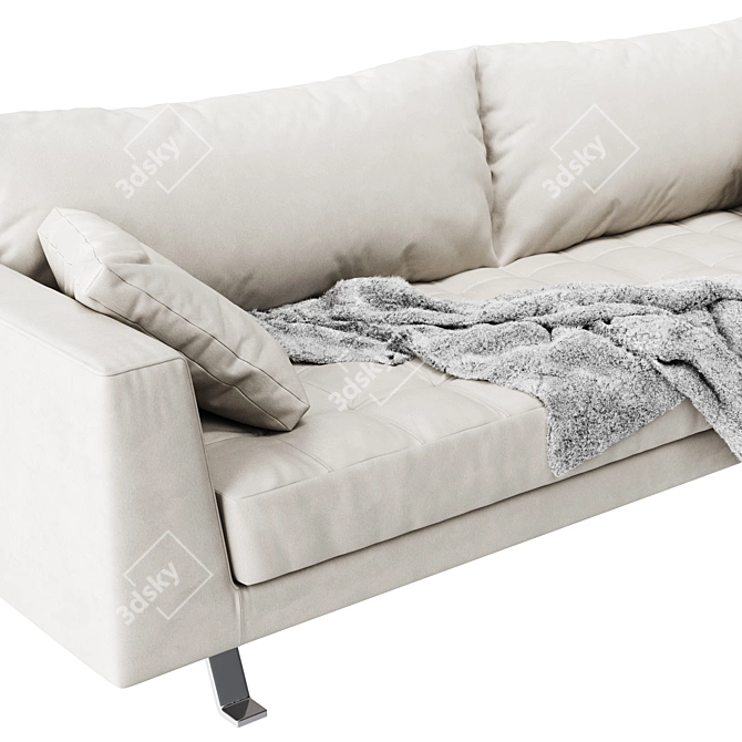 TIBET Luxe Sofa: Unparalleled Comfort and Style 3D model image 3