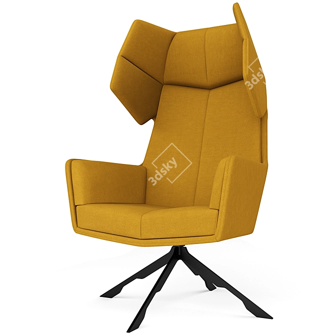 Stylish Casala Rama Armchair: Arik Levy Design 3D model image 1