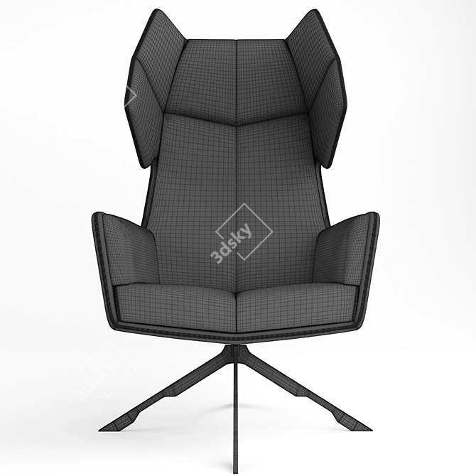 Stylish Casala Rama Armchair: Arik Levy Design 3D model image 4