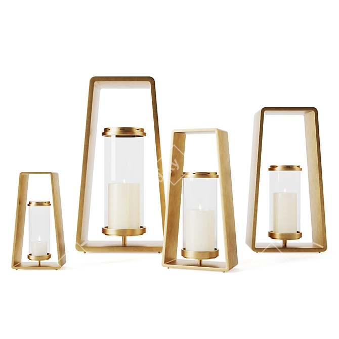 Modern Vintage Morency Lantern 3D model image 1