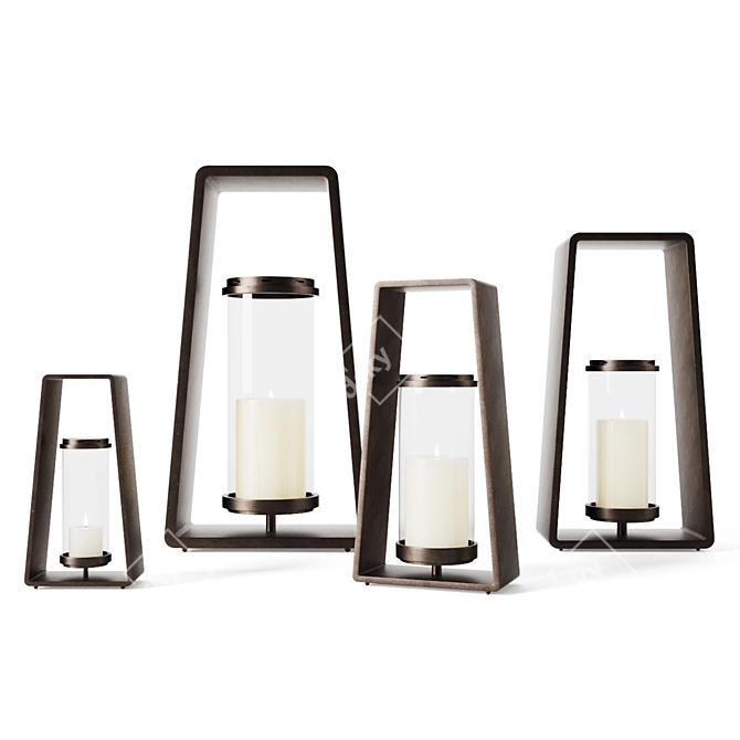 Modern Vintage Morency Lantern 3D model image 2