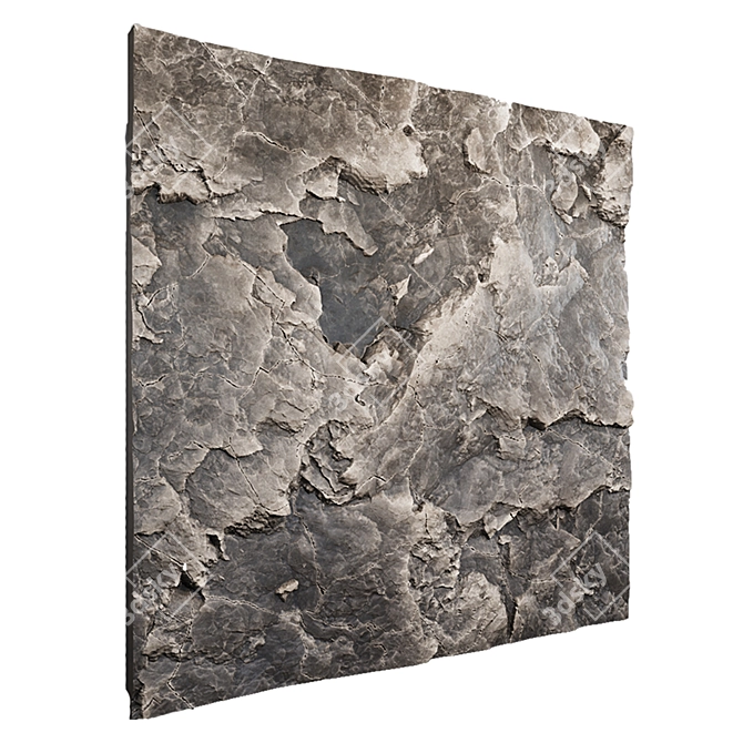 Luxury Stone Wall Panel 3D model image 3