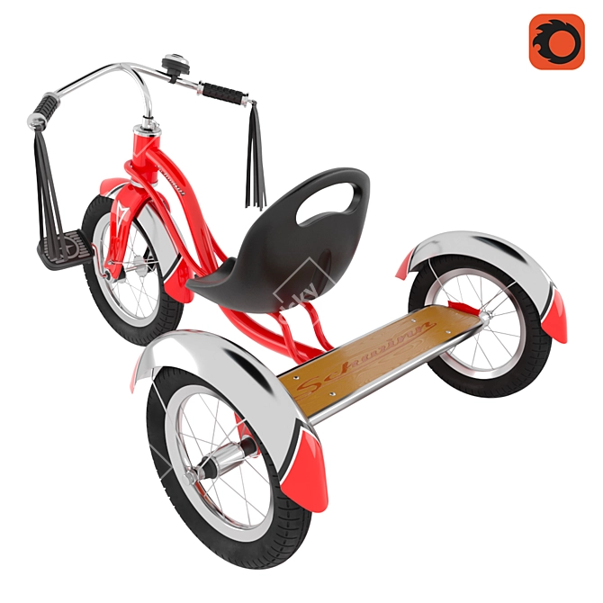 Schwinn Roadster Trike: Fun on 3 Wheels! 3D model image 5