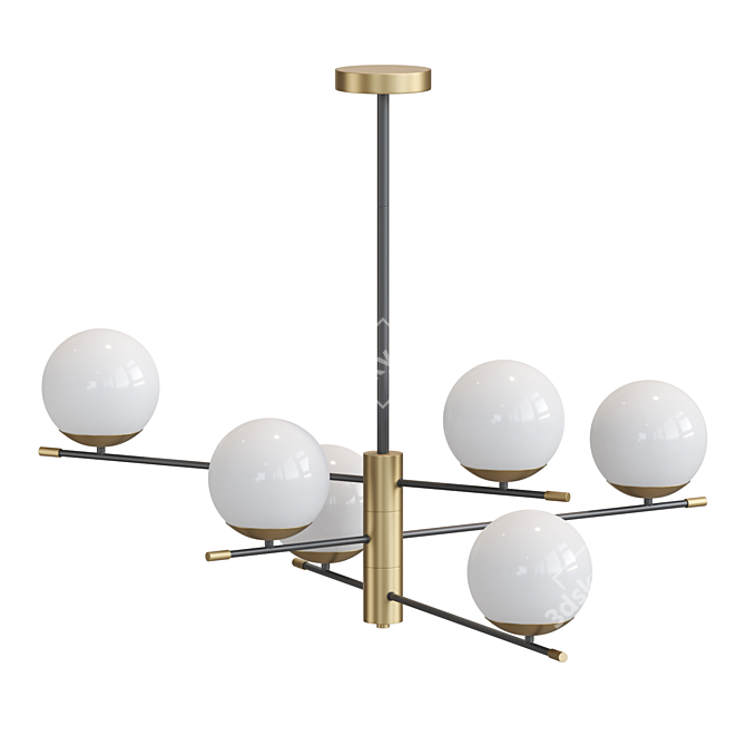Elegant GERDY CH 6 Pendant 3D model image 1