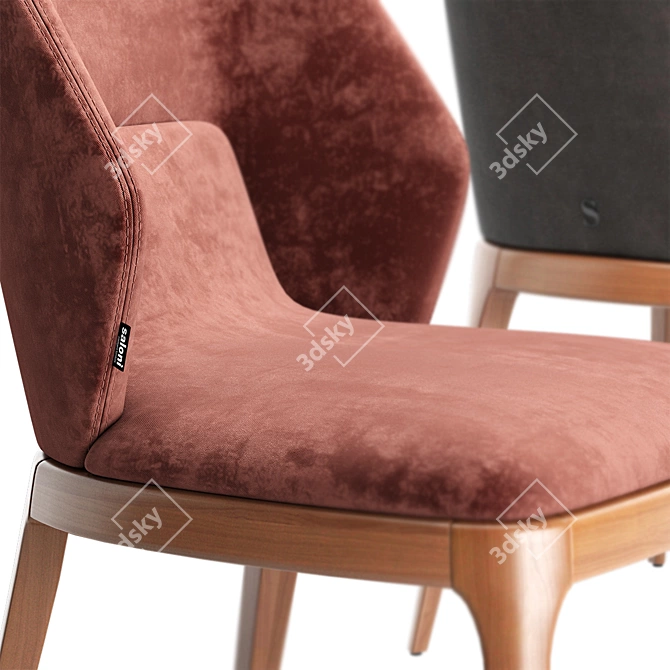 Emporio Chair: Stylish and Comfortable 3D model image 6