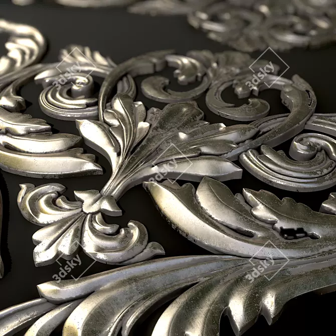 Elegant Holiday Ornament 3D model image 2