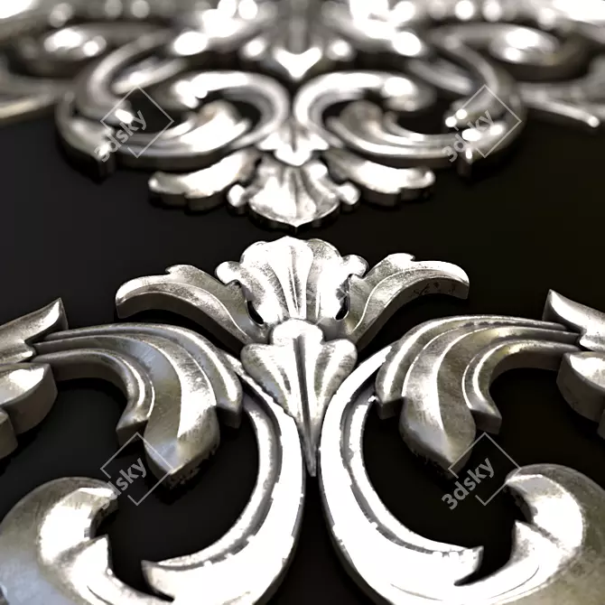 Elegant Holiday Ornament 3D model image 3