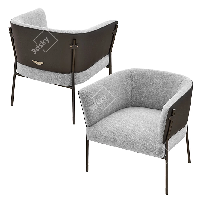 Aston Martin V243 Easy Chair 3D model image 2