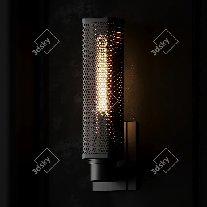 Oxon Hill Wall Sconce: Sleek Illumination 3D model image 6